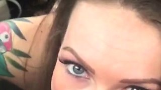Cumshot on big boobs for slut tit fucking in hd