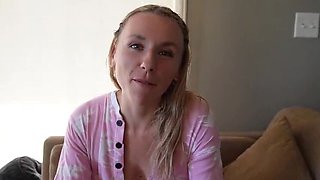 Hot Blonde Sav Moolah Fucks Husband's Friend Hard - Blowjob & Cumshot