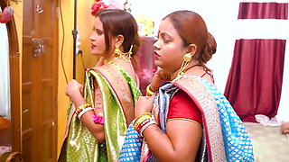 DESI MALLU TWO BAHBHI HARDCORE FUCK WITH LOCAL DEBAR WHEN THEY WERE ALONE AT HOME ( FULL MOVIE )