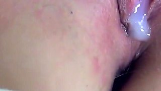 Slutty Asians. Hairy pussy full of cum