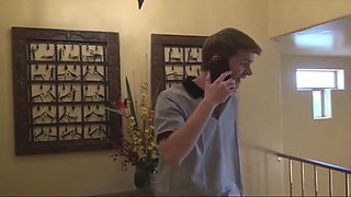 Horny blonde cougar amazing sex video