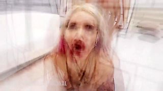 Crystal Richi Hardcore gangbang with pee, Triple vaginal