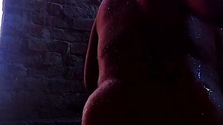 Me pissing and bathing at my village house