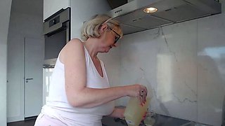 Hard fuck for mature blonde with big boobs