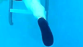 Watch BBW Nurse Vicki Exercise in Pool with Underwater Camera See My