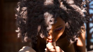 Hot beauty Fatima gets fucked deep in tropical VR paradise