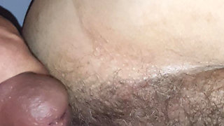 Real homemade sex with a hairy wife.