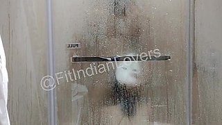 Fit Desi Couple Having Steamy Erotic Shower Sex