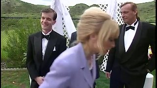 Nina hartley sucks a cock at a wedding