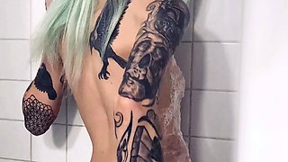 Curly Blonde Teen Records Solo Dildo Masturbation More at