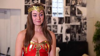 Superheroine Wonder Woman Battles Gang of Vile Criminals