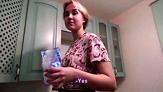 Policemans Wife Gets Banged by Neighbor Who Came for Salt
