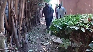 Black and white double penetrated anal orgy...cum in mouth