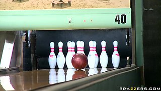 Bowling Bet For Blow Jobs With Levi Cash, Claire Dames - Brazzers