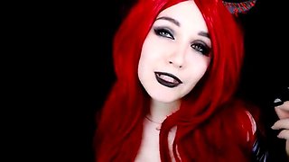 Asmr russian demon: Redhead, Public  Cosplay Porn