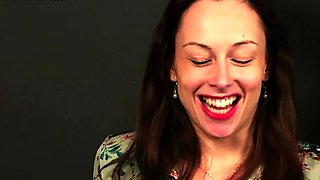 Stunning CFNM babes gives BJ to DILF