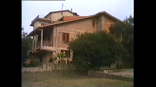 Vintage Group Sex of Two Sluts with Hairy Pussy Fucked and Cummed by Rocco Siffredi and Monster Black Cock