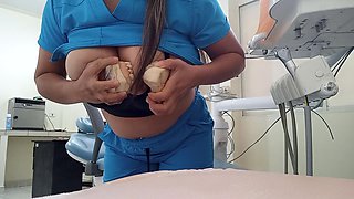 Dental Student Masturbates in the Doctor's Office