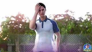 My beautiful tennis partner - Apocalust ep 2 - Big boobs and big ass - Hentai Game