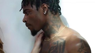Aryana Adins Juicy Ebony Ass Worshiped and Pounded