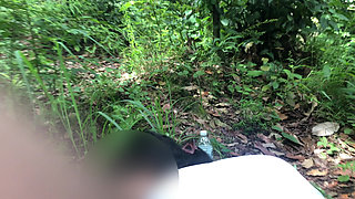 Outdoor Sex in the Forest with Huge Ass Babe