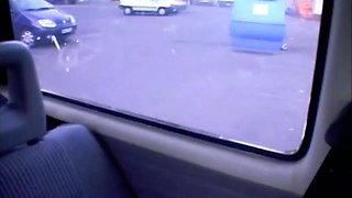 Horny Brunette Lady From Germany Adores Fucking In The Back Of The Car