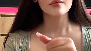 Sexy Stepsister Plays with My Cock Again!
