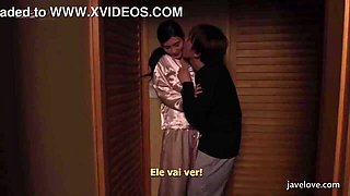 My brother-in-law revealed our secret (Subtitled) Suzu Honjou