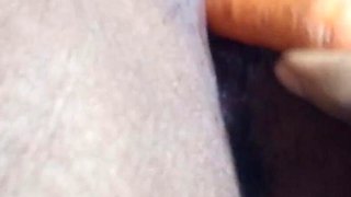 Desi Village Housewife Masturbates with Carrot Inside Pussy at Husband's House