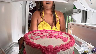 Exciting ebony MILF porn soul-stirring scene