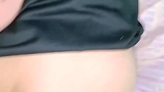 Tied horny step-sister in anime cosplay was fucked in her anal and got sperm on her trimmed pussy