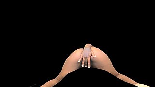 Wet Massage - Ebony Squirting POV - 69 & Reverse Cowgirl