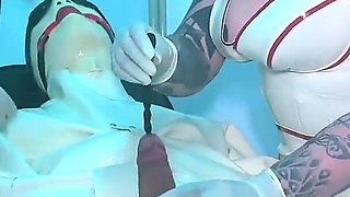 Latex Medical Procedure: Bound, Urethral Play, and Drained
