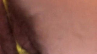 Squatting in a Microbikini