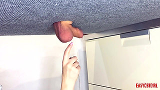 Mistress Points Finger at Balls and Bangs Them with Her Finger Easycbtgirl