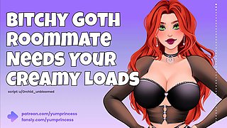 Naughty goth roommate craves your delicious loads [Cumslut ASMR Audio Roleplay]