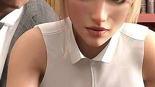 A Perfect Marriage: Married Ass Spanking in the Office by the Boss - Episode 50