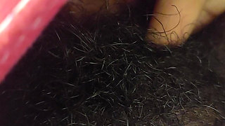 Play with my pussy while daddy is watching me