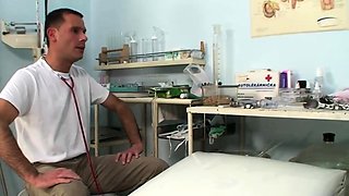 Doctor Dries Breyne fucks busty Czech MILF Lellou