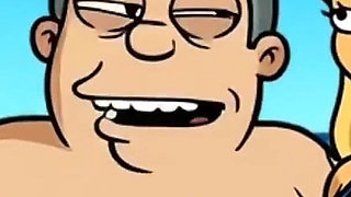 Beach Bitch 2: Pussy Full of Cum. Cartoon Simpsons Parody.