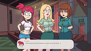Hentai action with sexy lingerie and cartoon anime fun
