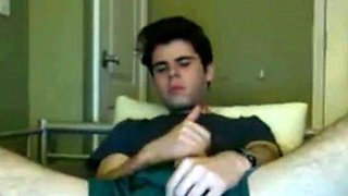 Twink Flashes Cock on Webcam