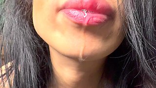 Giantess Will You in Spit and Show You Her Uvula