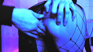 Fetish Latex Milf Goddess Eva suck Big Dick Blowjob Mask BDSM High Heels Leather deepthroat