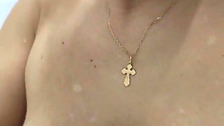 Wet Hairy Pussy, Hairy Legs and Armpits in the Bathtub