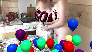 Charming Naked Girl Assol Learns to Cook in Kitchen. Big Natural Tits Perfect Ass. Pussy. Teenager. Virgin. MILF. Old and Young