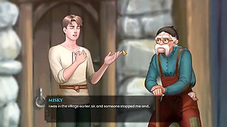 Big boob sex animation with a focus on the bum