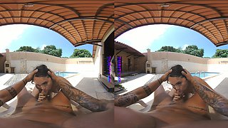 PURITYVR Perversions in public pool with Izadora