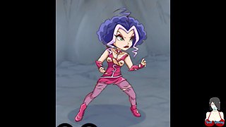 Cartoon porn featuring Bloom and her Winx Club friends