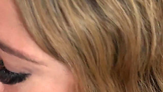 Tiffany Fox Gives JOI and Eats a Cock